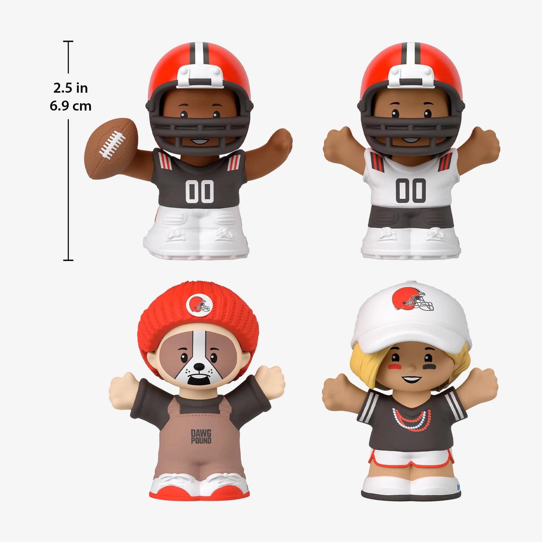 Cleveland Browns 4-Piece NFL Little People Collector Set