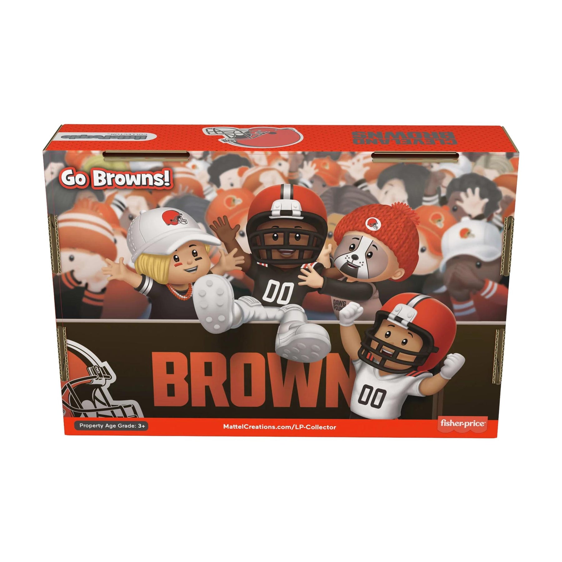 Cleveland Browns 4-Piece NFL Little People Collector Set