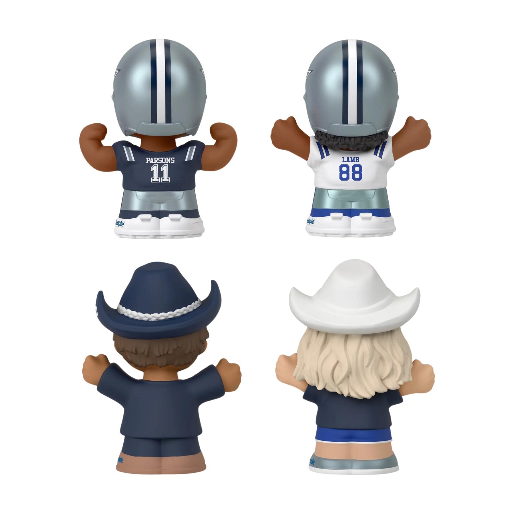 Dallas Cowboys 4-Piece NFL Little People Collector Set