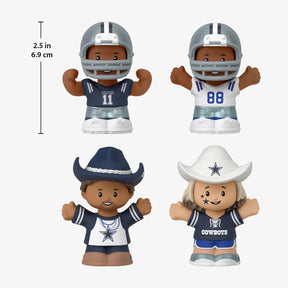 Dallas Cowboys 4-Piece NFL Little People Collector Set