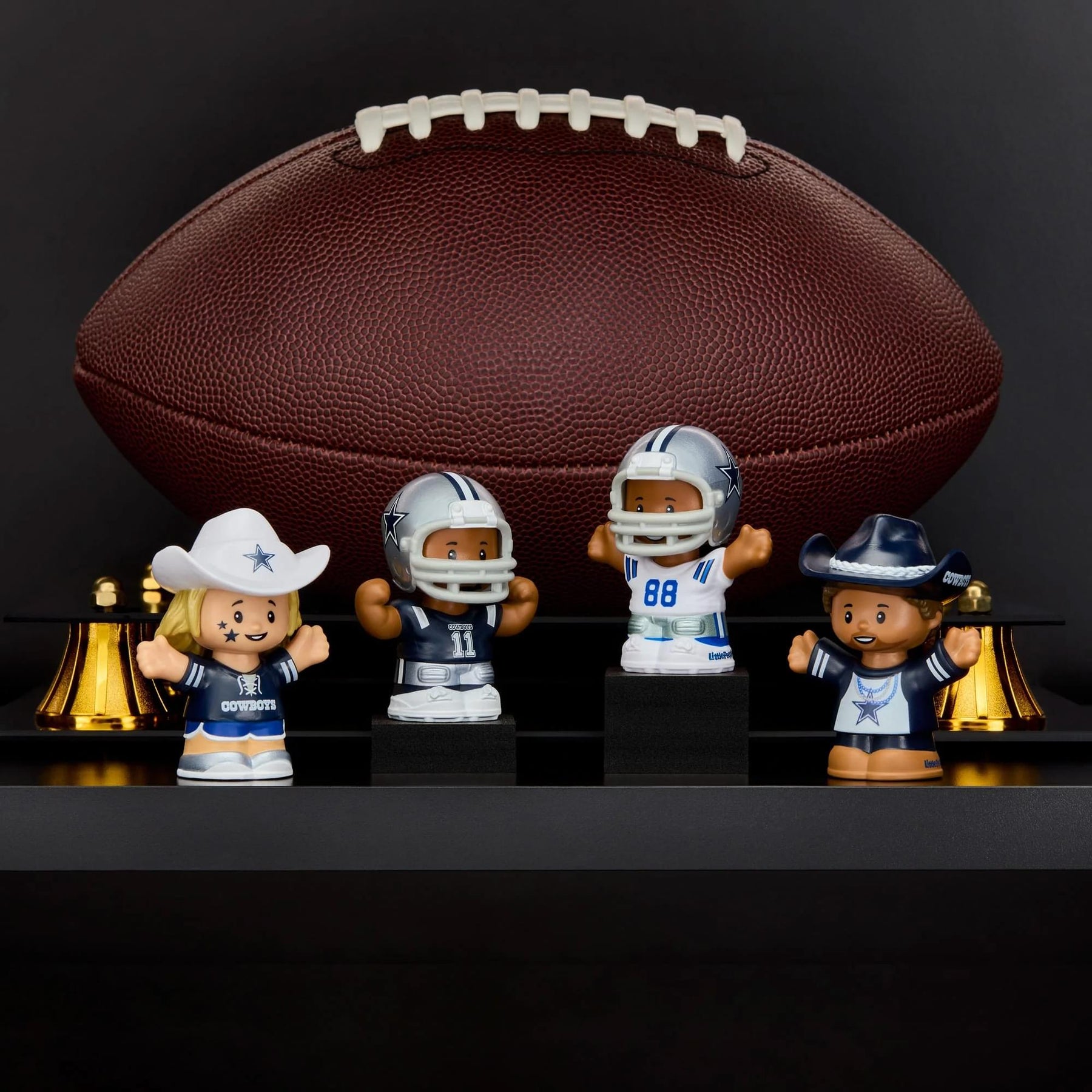 Dallas Cowboys 4-Piece NFL Little People Collector Set