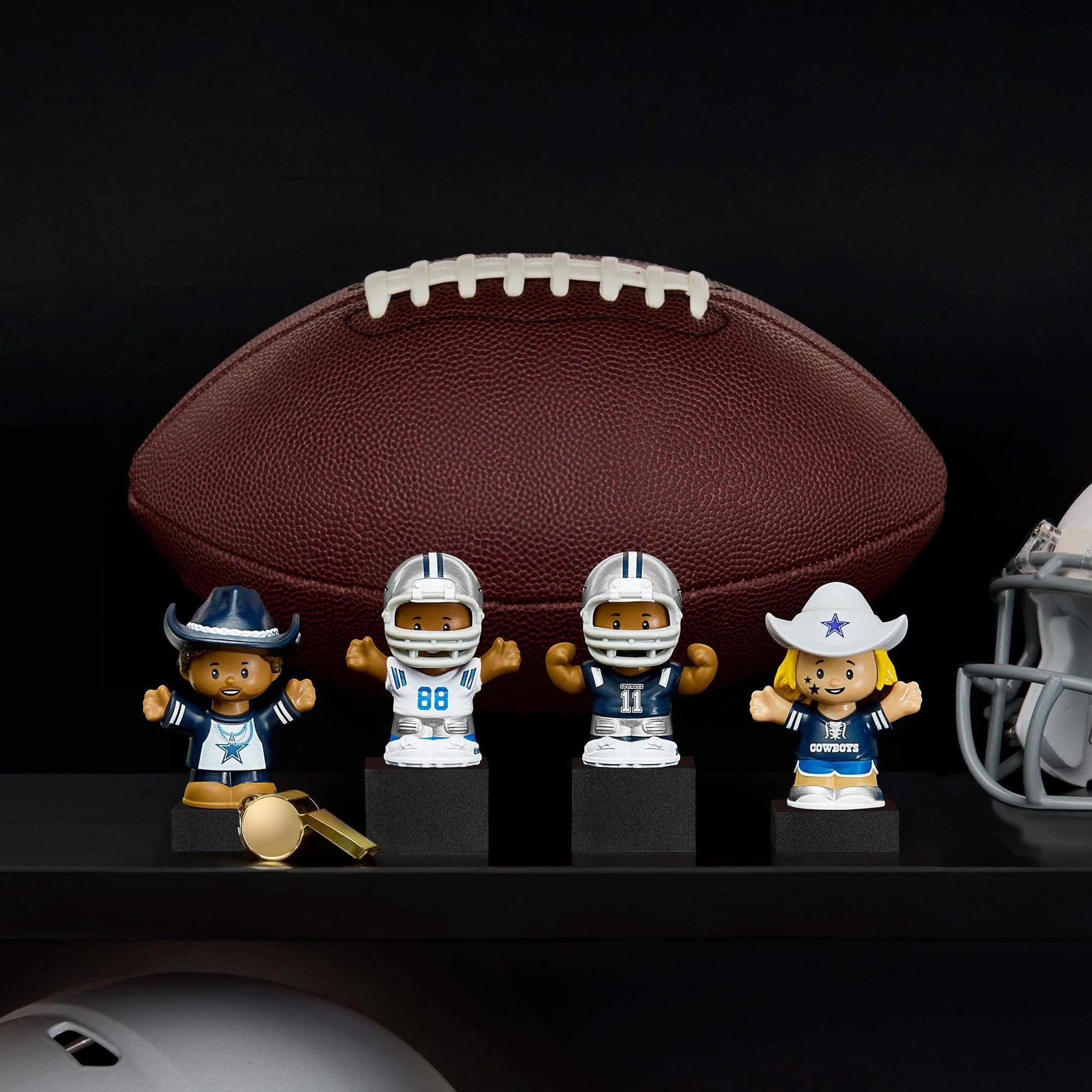 Dallas Cowboys 4-Piece NFL Little People Collector Set