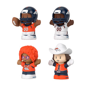 Denver Broncos 4-Piece NFL Little People Collector Set