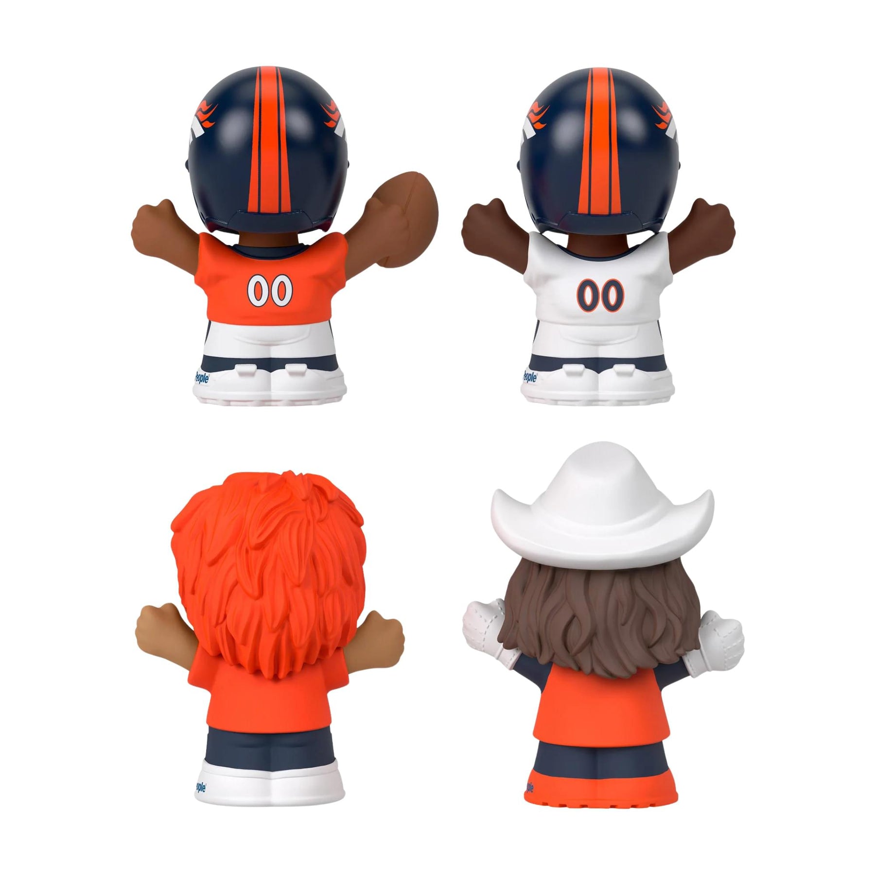 Denver Broncos 4-Piece NFL Little People Collector Set