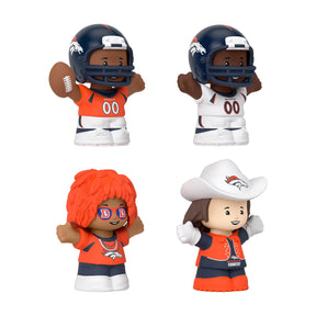 Denver Broncos 4-Piece NFL Little People Collector Set