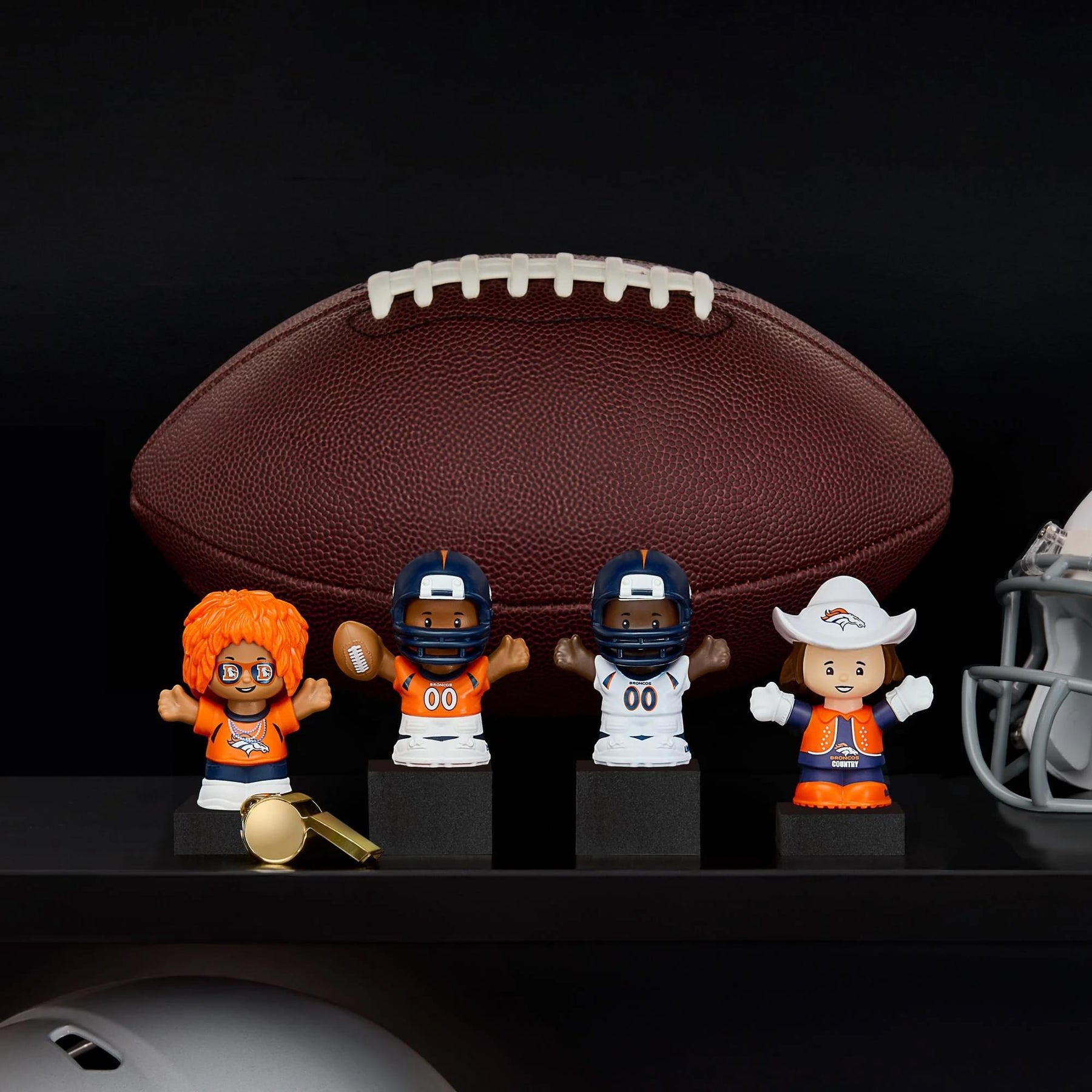 Denver Broncos 4-Piece NFL Little People Collector Set