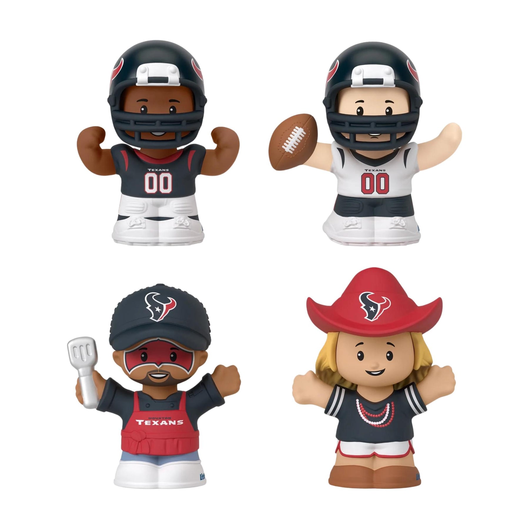 Houston Texans 4-Piece NFL Little People Collector Set