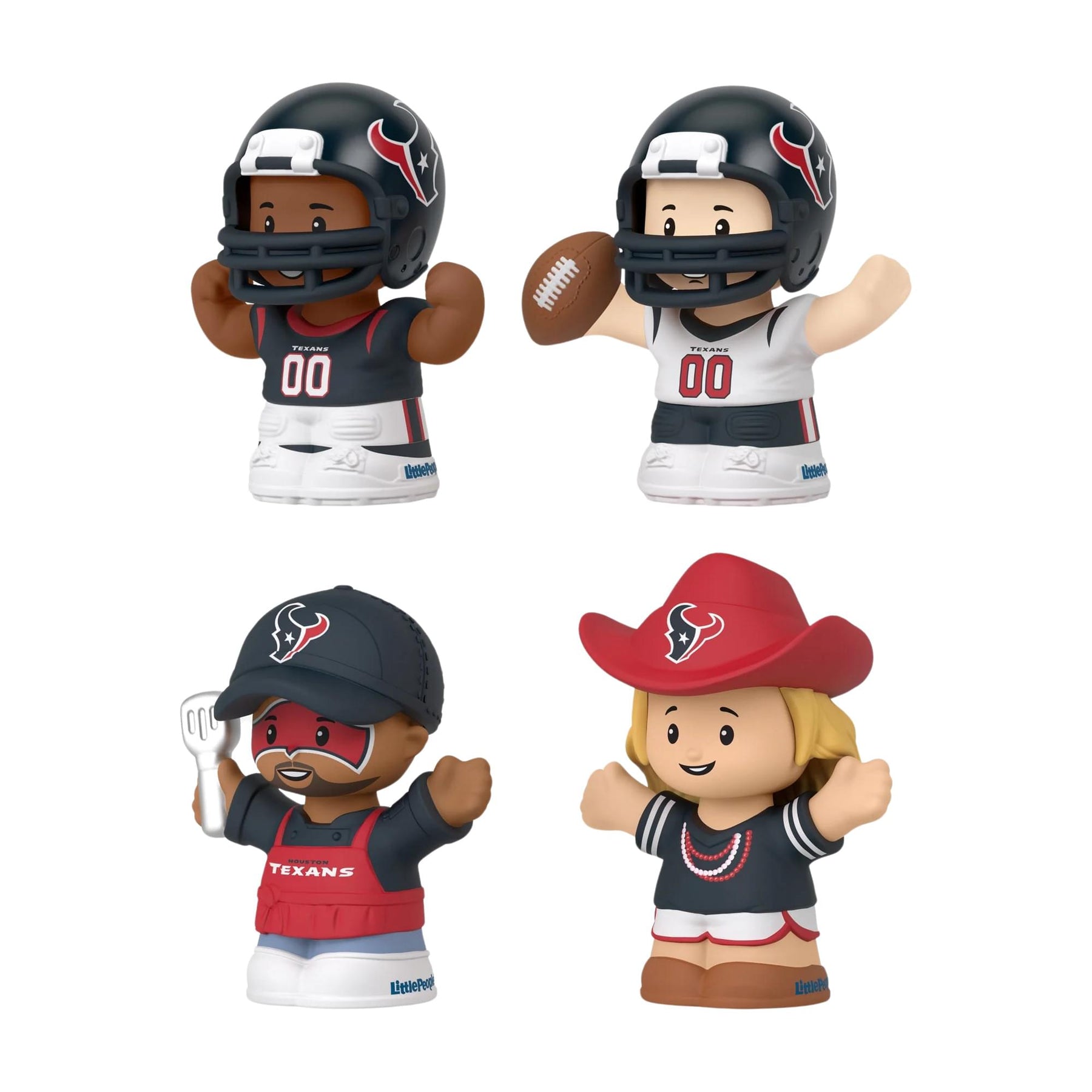 Houston Texans 4-Piece NFL Little People Collector Set