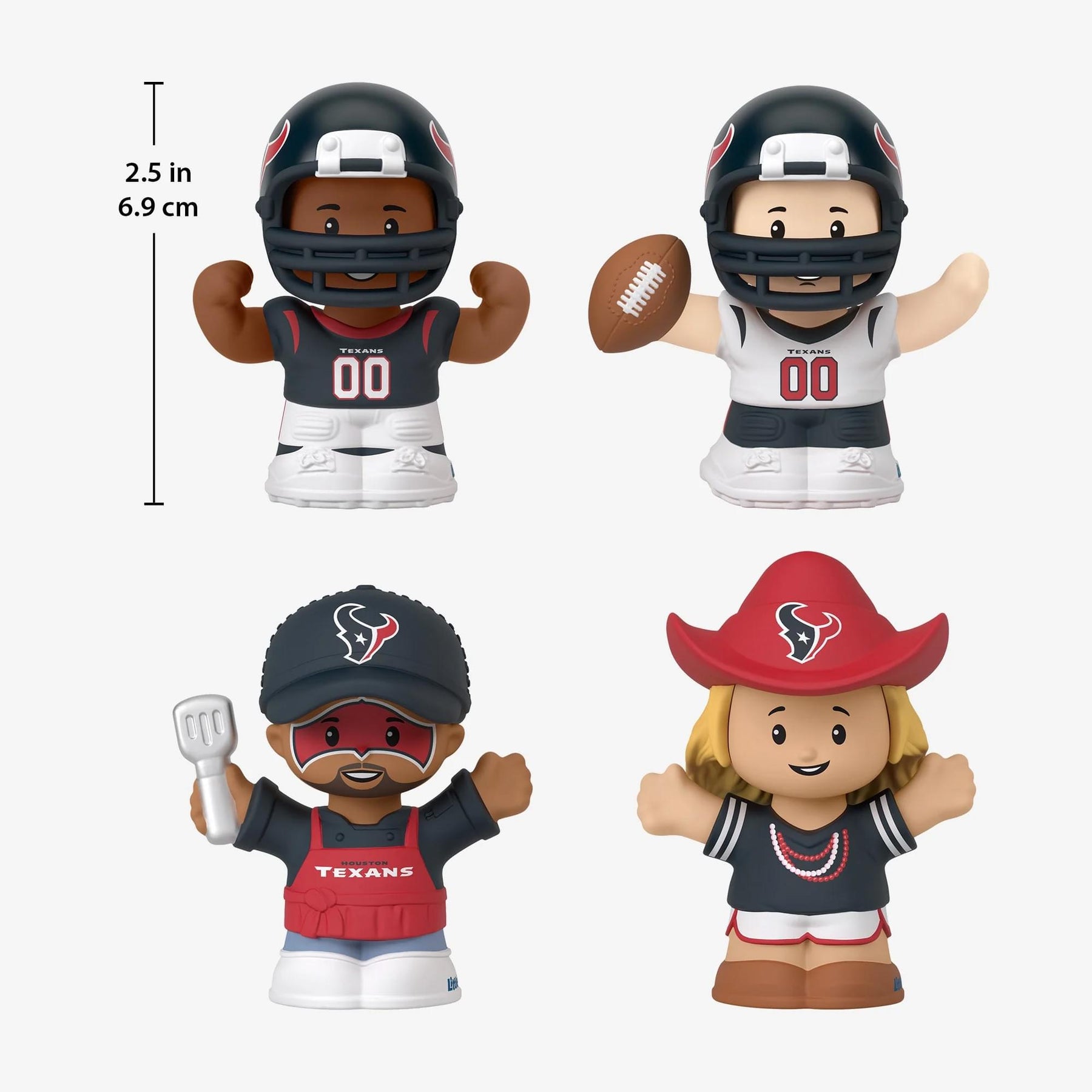 Houston Texans 4-Piece NFL Little People Collector Set