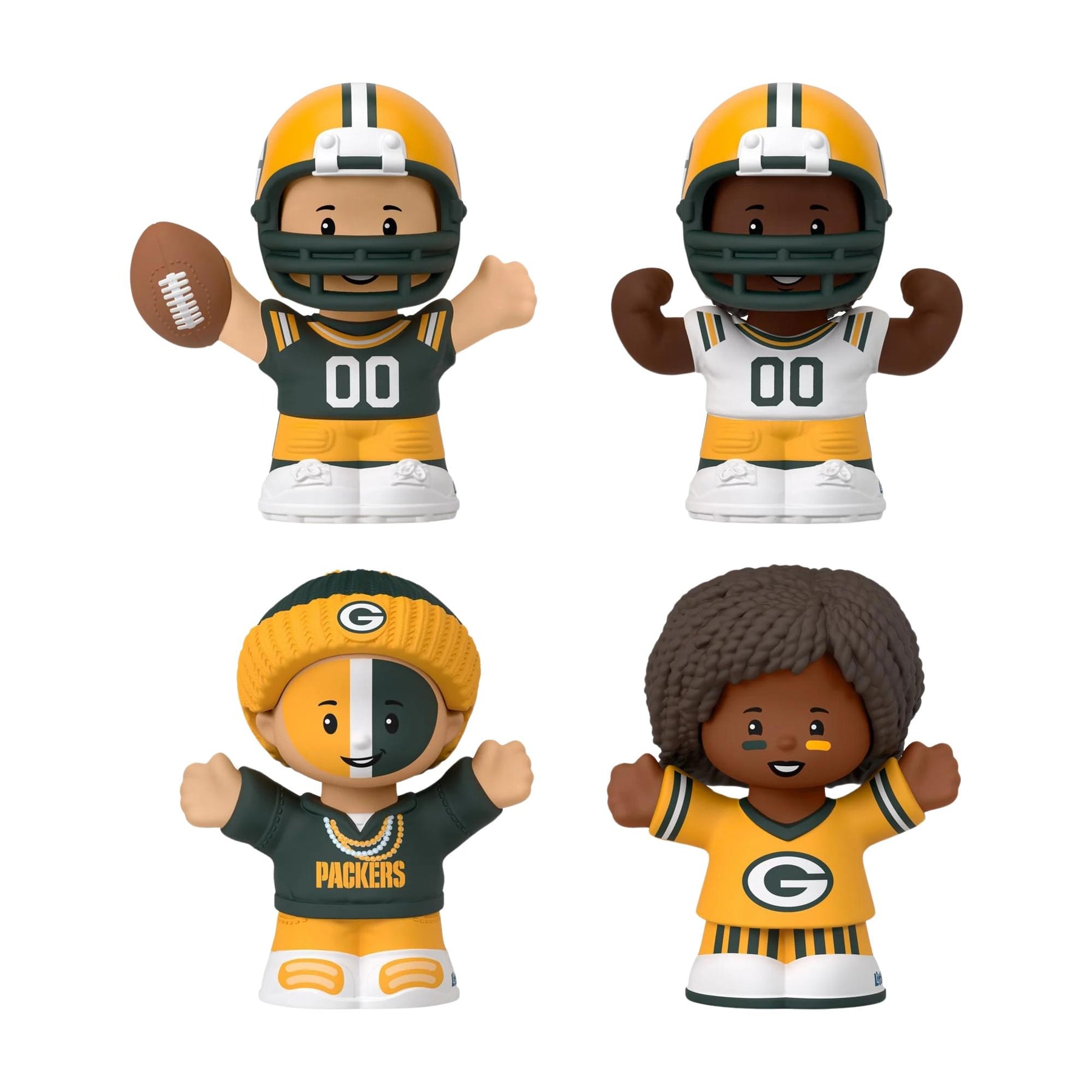 Green Bay Packers 4-Piece NFL Little People Collector Set