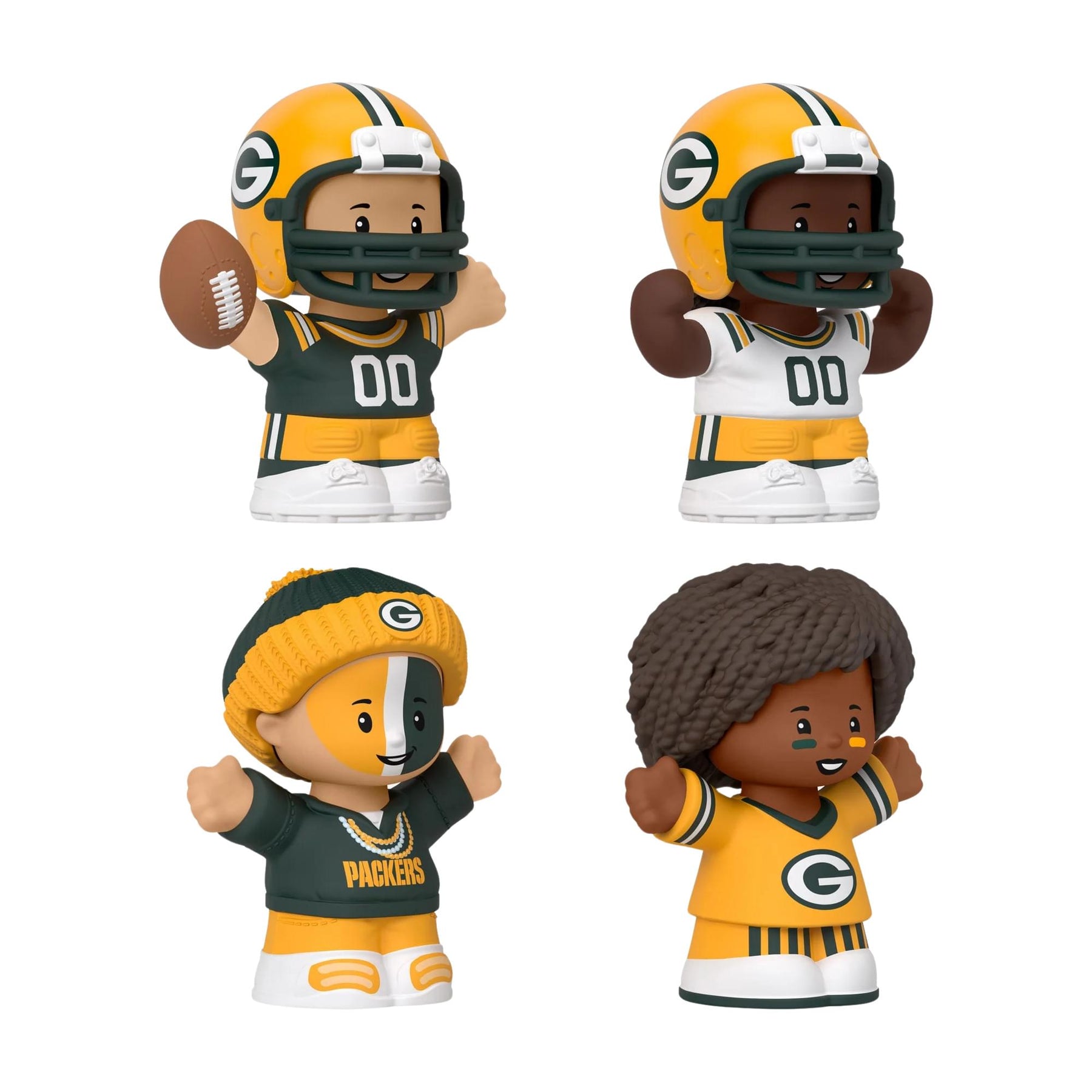 Green Bay Packers 4-Piece NFL Little People Collector Set