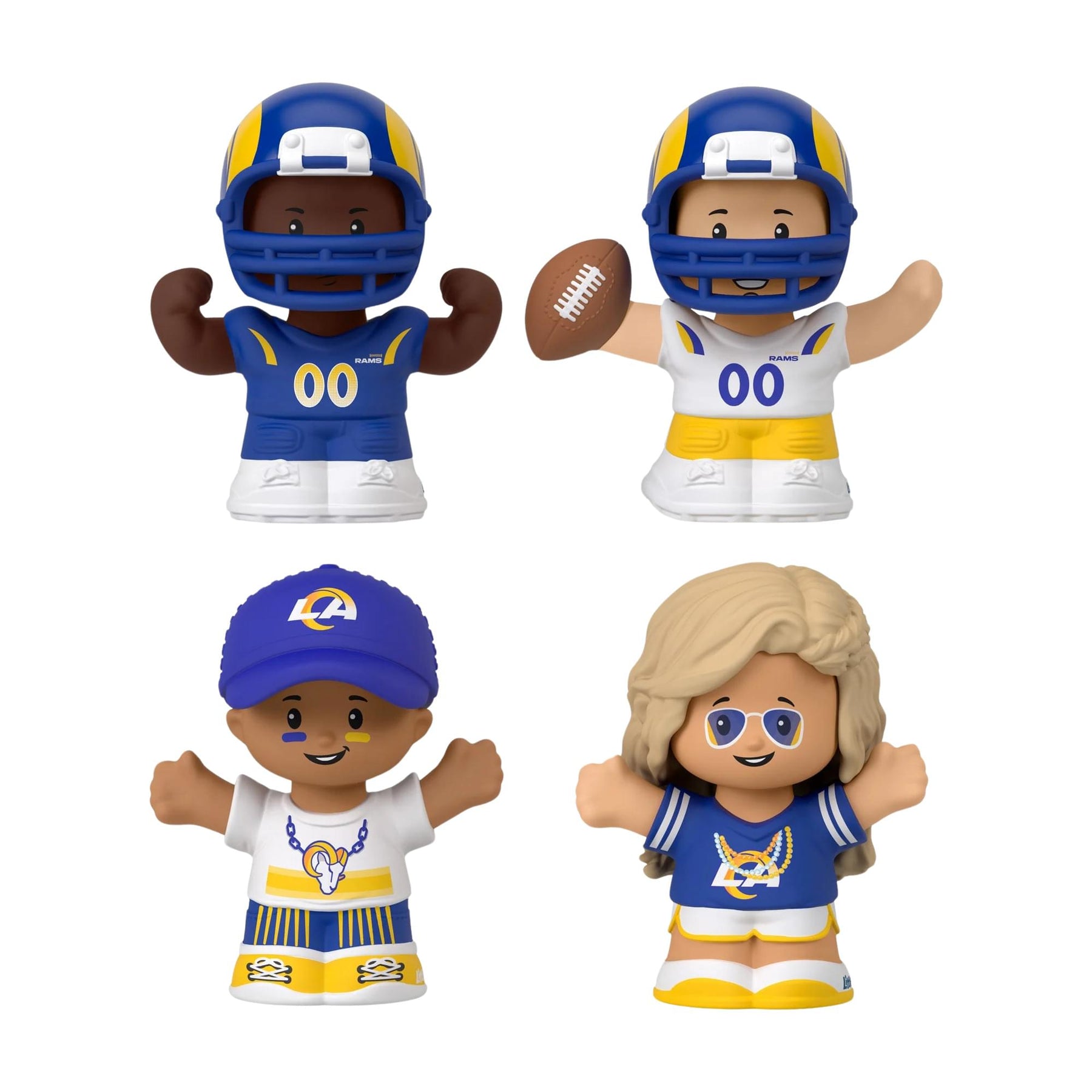 Los Angeles Rams 4-Piece NFL Little People Collector Set