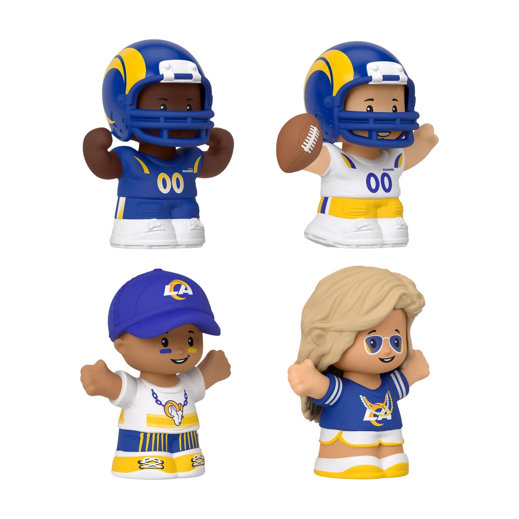 Los Angeles Rams 4-Piece NFL Little People Collector Set