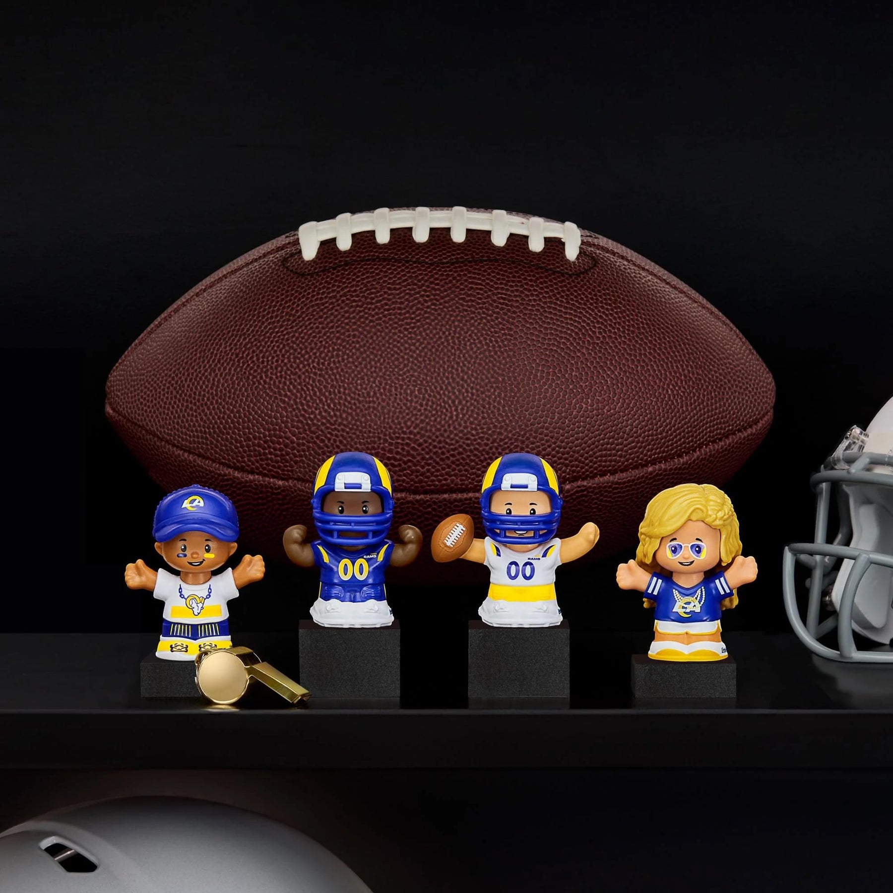 Los Angeles Rams 4-Piece NFL Little People Collector Set