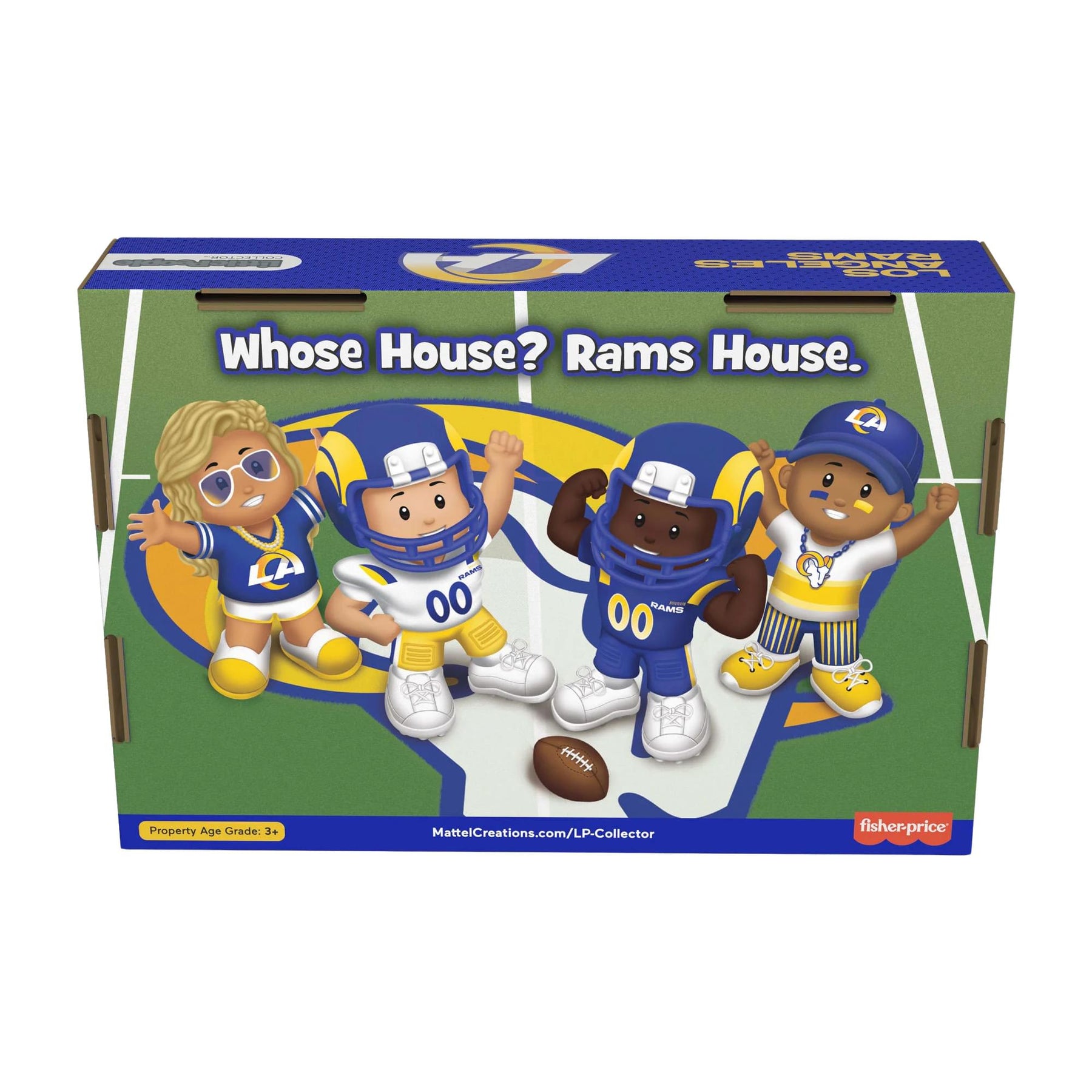 Los Angeles Rams 4-Piece NFL Little People Collector Set