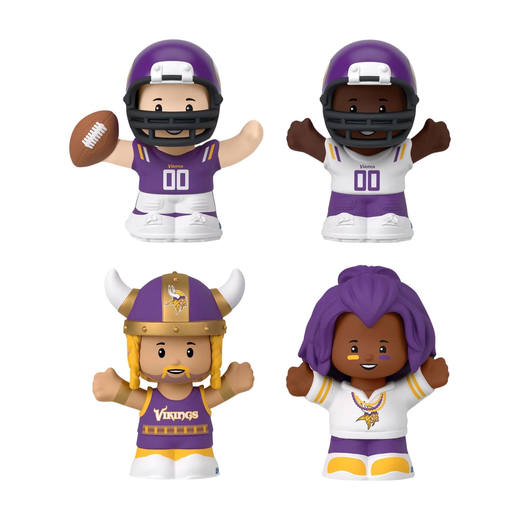 Minnesota Vikings 4-Piece NFL Little People Collector Set