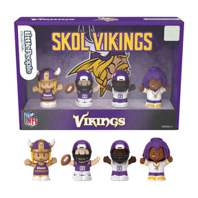 Minnesota Vikings 4-Piece NFL Little People Collector Set