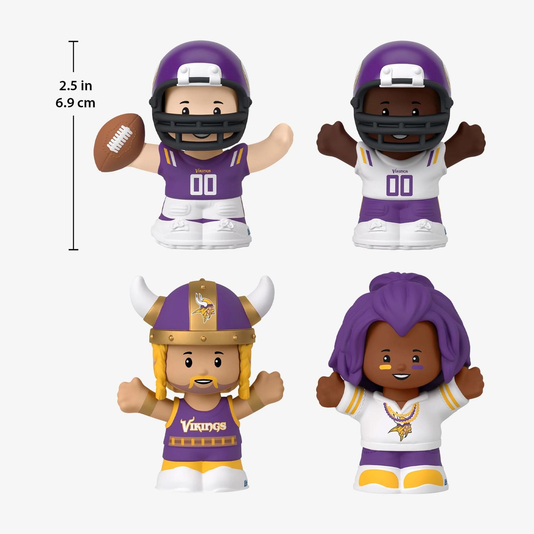 Minnesota Vikings 4-Piece NFL Little People Collector Set