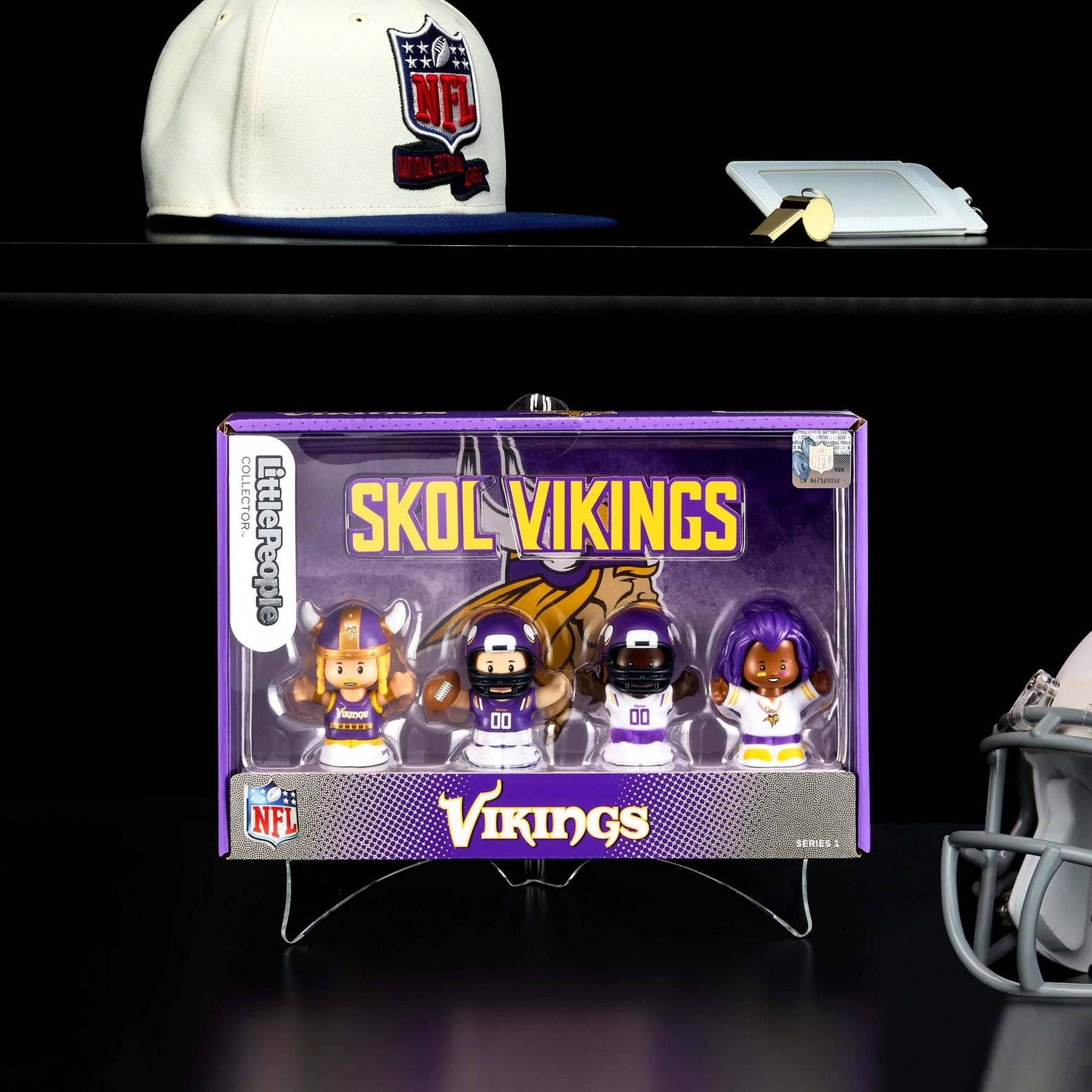 Minnesota Vikings 4-Piece NFL Little People Collector Set