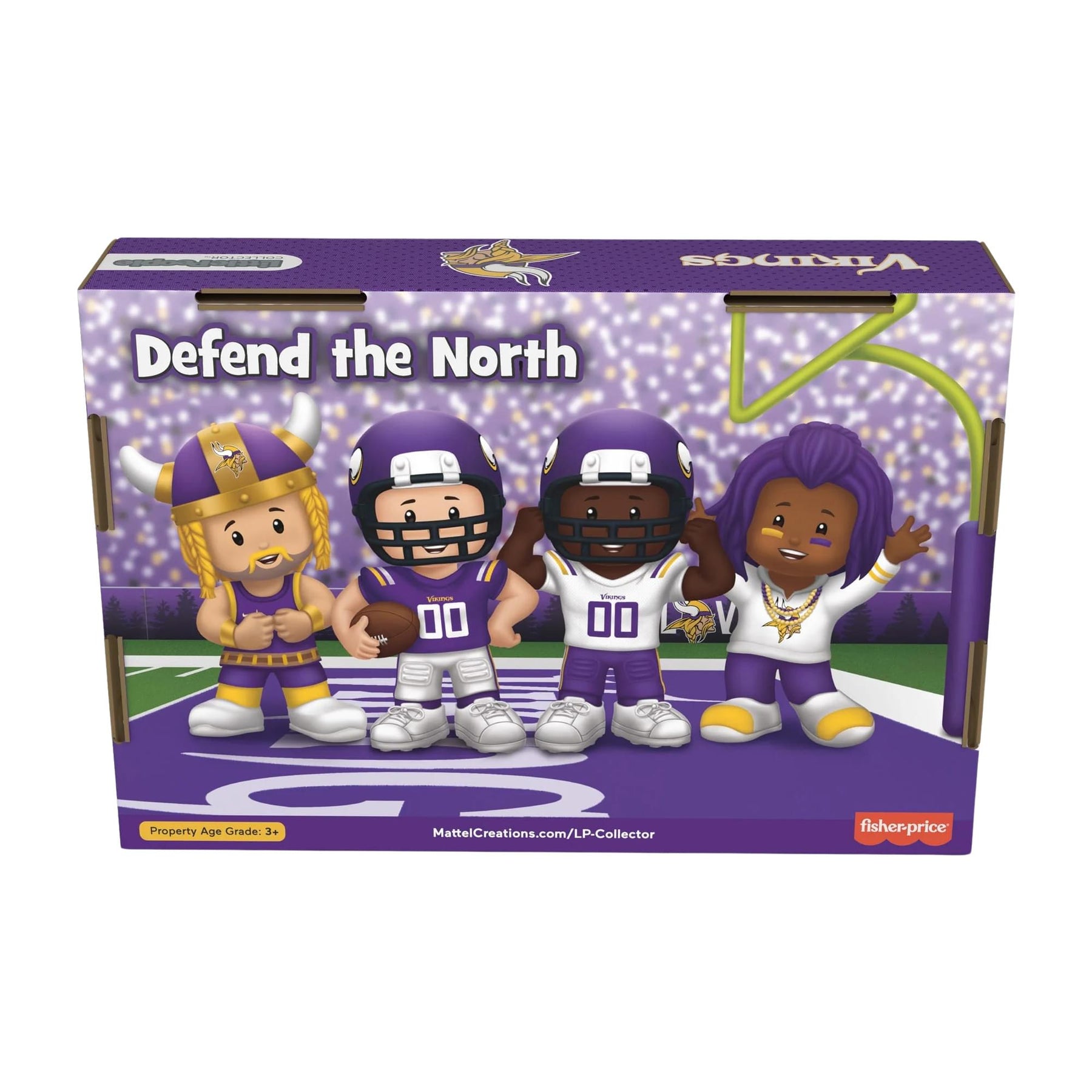 Minnesota Vikings 4-Piece NFL Little People Collector Set