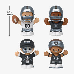 Las Vegas Raiders 4-Piece NFL Little People Collector Set