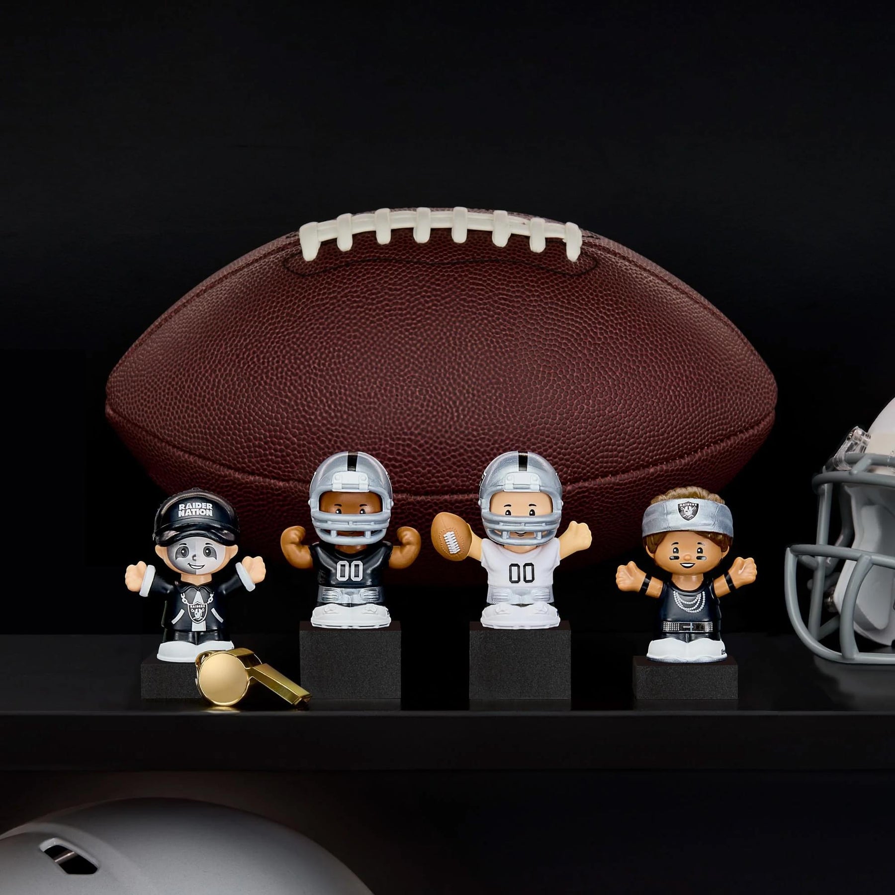 Las Vegas Raiders 4-Piece NFL Little People Collector Set