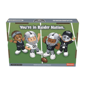 Las Vegas Raiders 4-Piece NFL Little People Collector Set