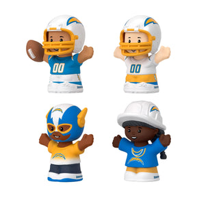 Los Angeles Chargers 4-Piece NFL Little People Collector Set