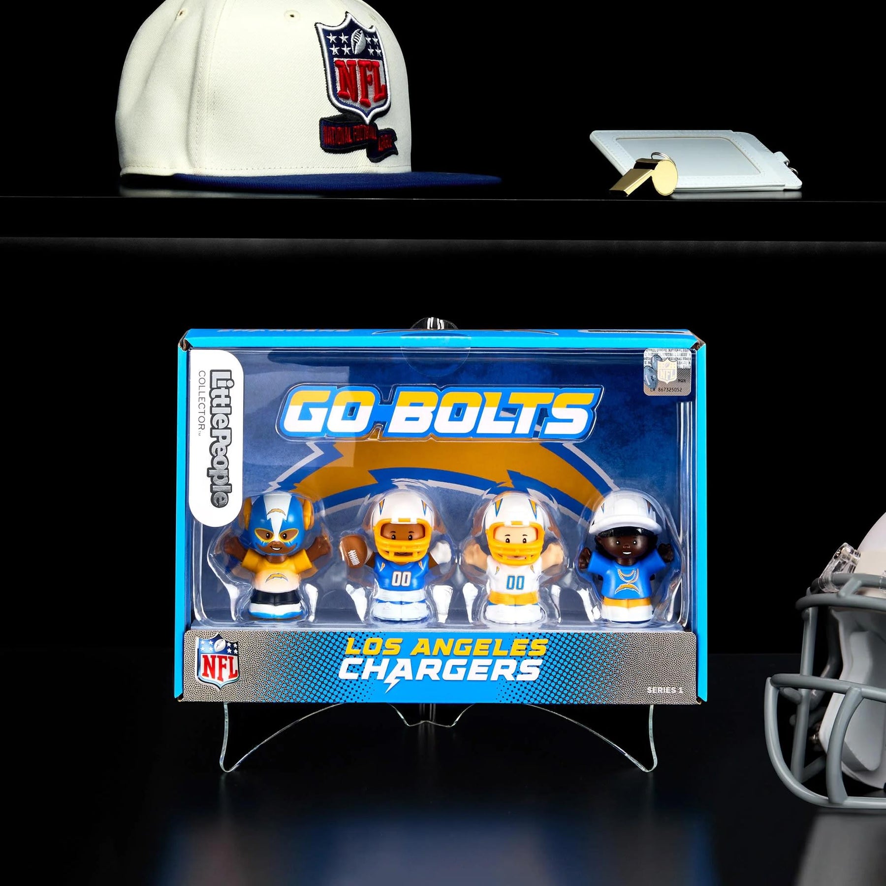 Los Angeles Chargers 4-Piece NFL Little People Collector Set