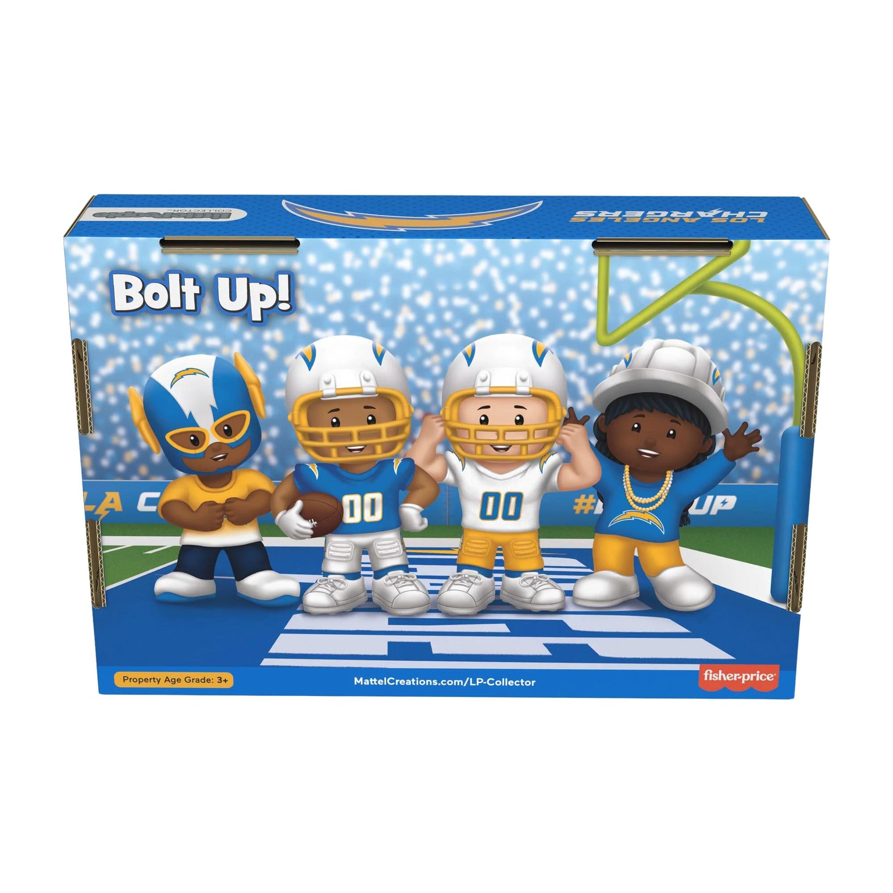 Los Angeles Chargers 4-Piece NFL Little People Collector Set