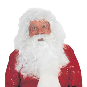 Santa Wig & Beard Professional Christmas Costume Accessory Set