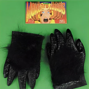 Black Adult Hairy Costume Hands