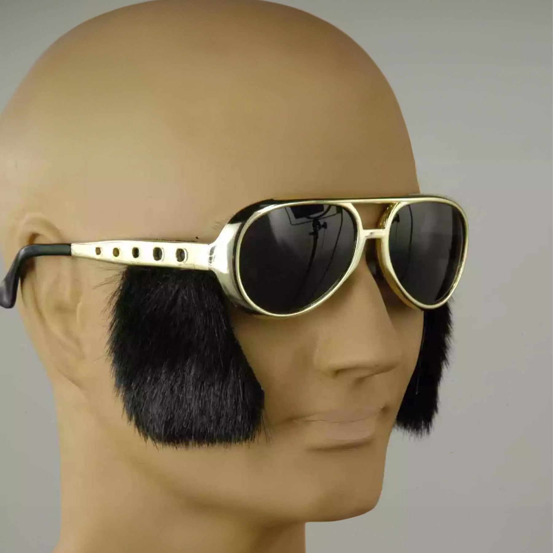 Rock N Roll Costume Glasses With Sideburn