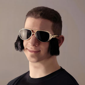 Rock N Roll Costume Glasses With Sideburn