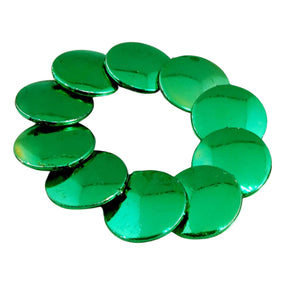 Luck 'O The Irish Green Discs Bead Bracelet