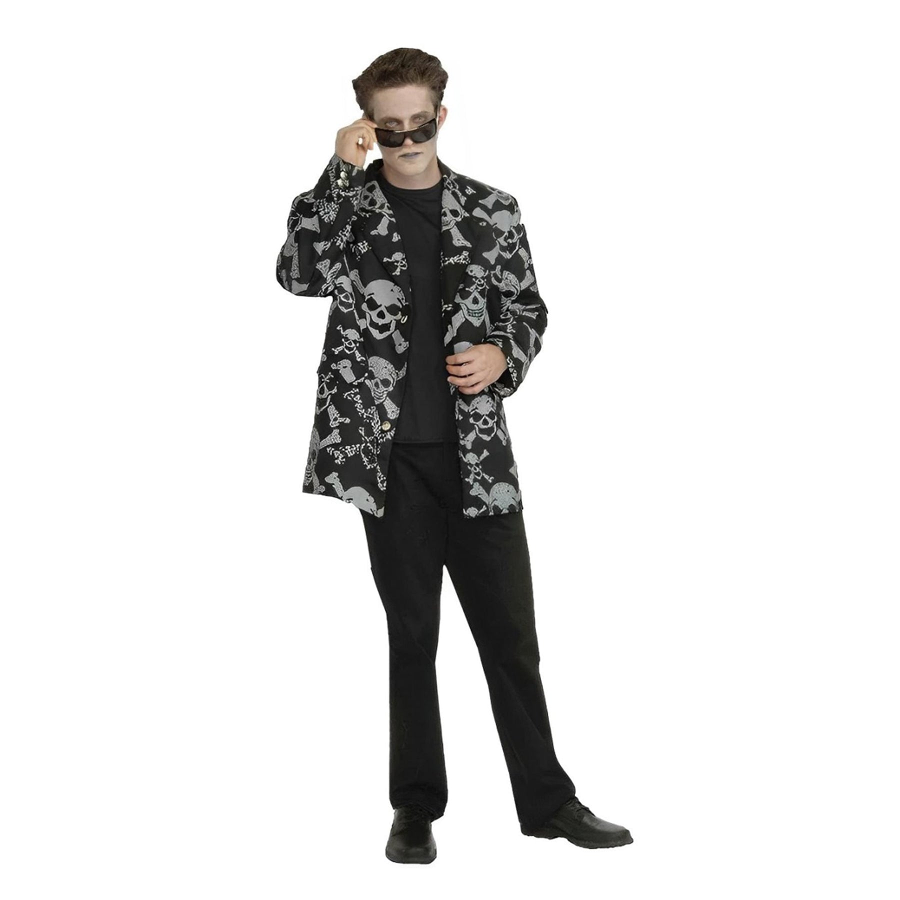 Skull & Cross Bones Sport Jacket Adult Costume