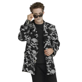 Skull & Cross Bones Sport Jacket Adult Costume