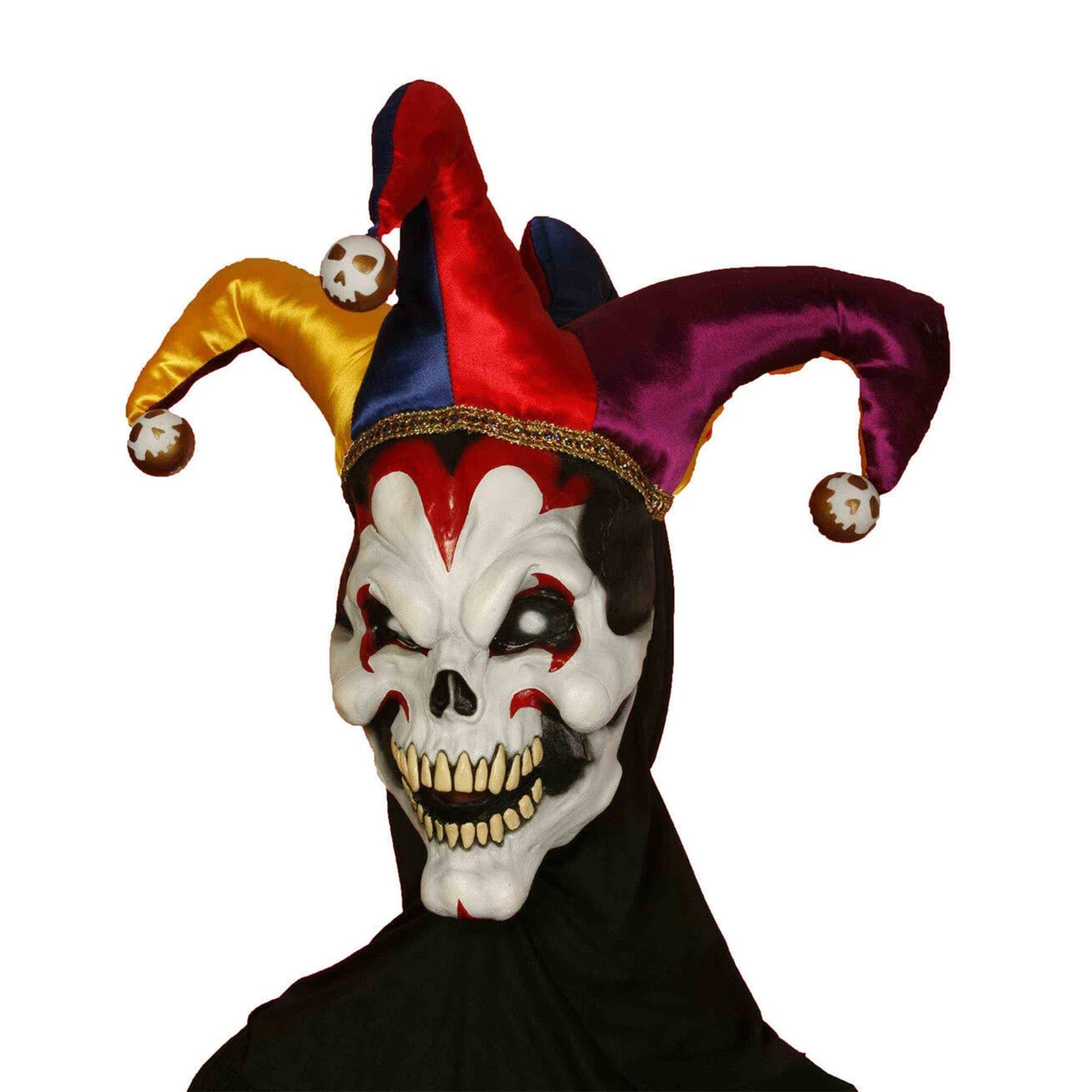 Wicked Evil Jester Adult Costume Mask