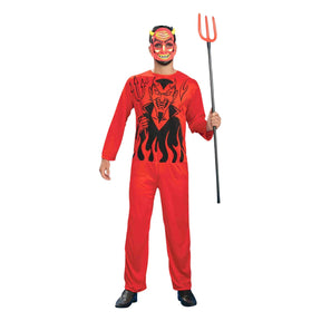 Retro Classic Red Devil Costume Adult