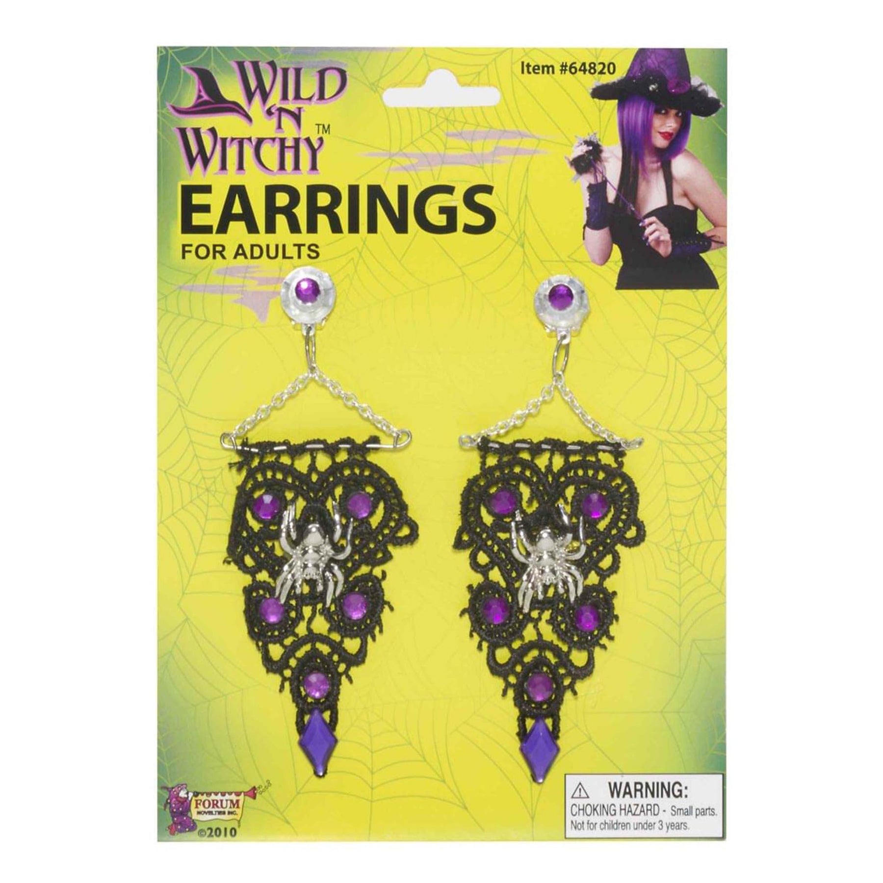 Wild And Witchy Costume Jewelry Earrings