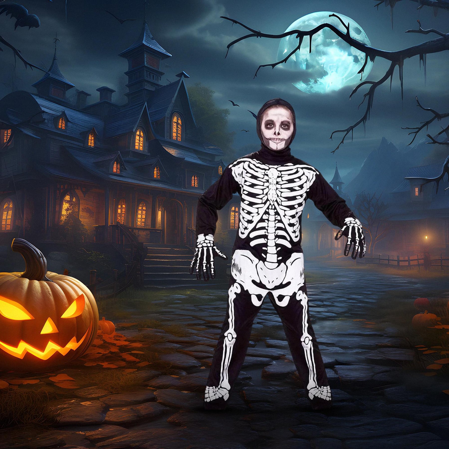 Child Skeleton Costume