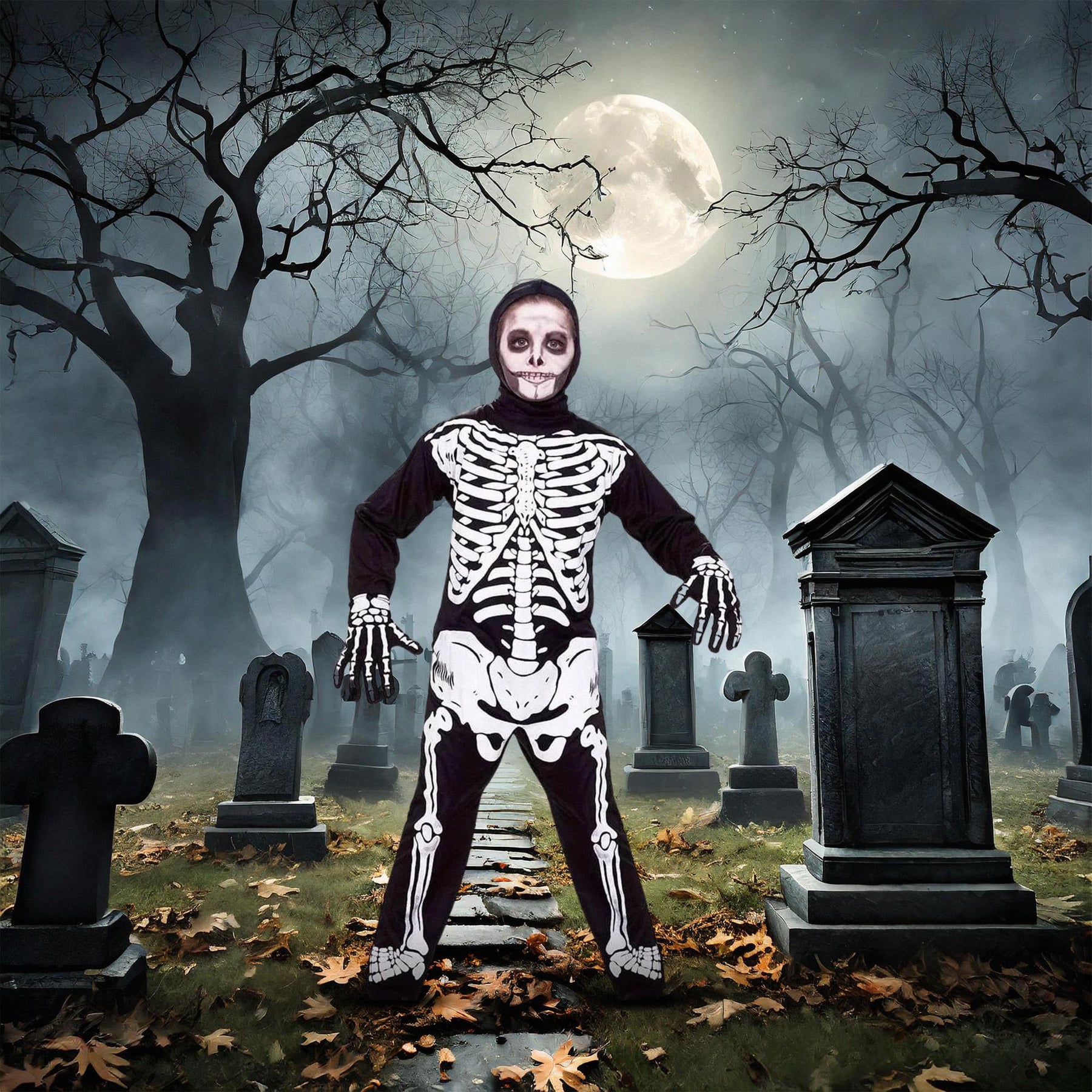 Child Skeleton Costume