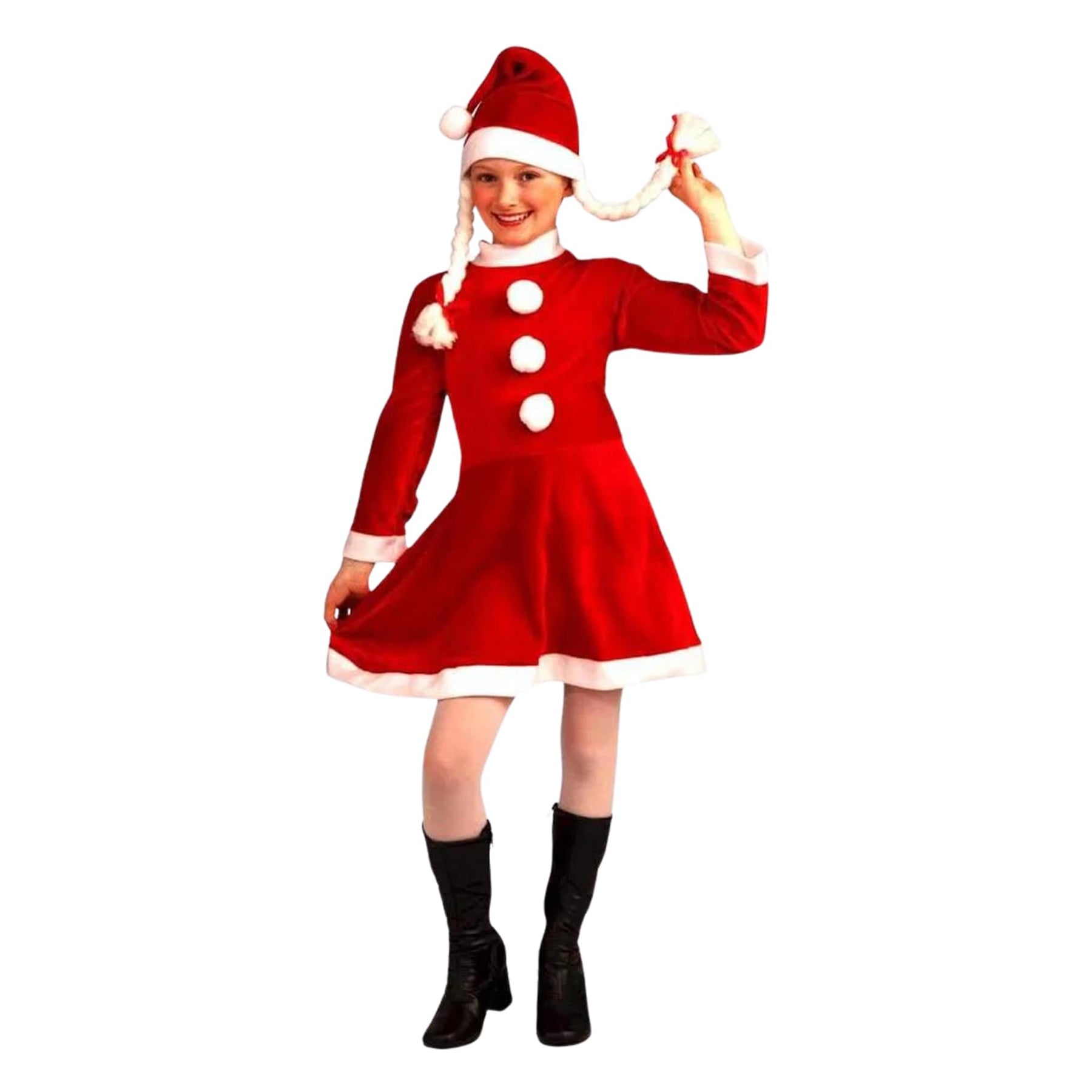 Lil Ms Santa's Helper Deluxe Costume Child