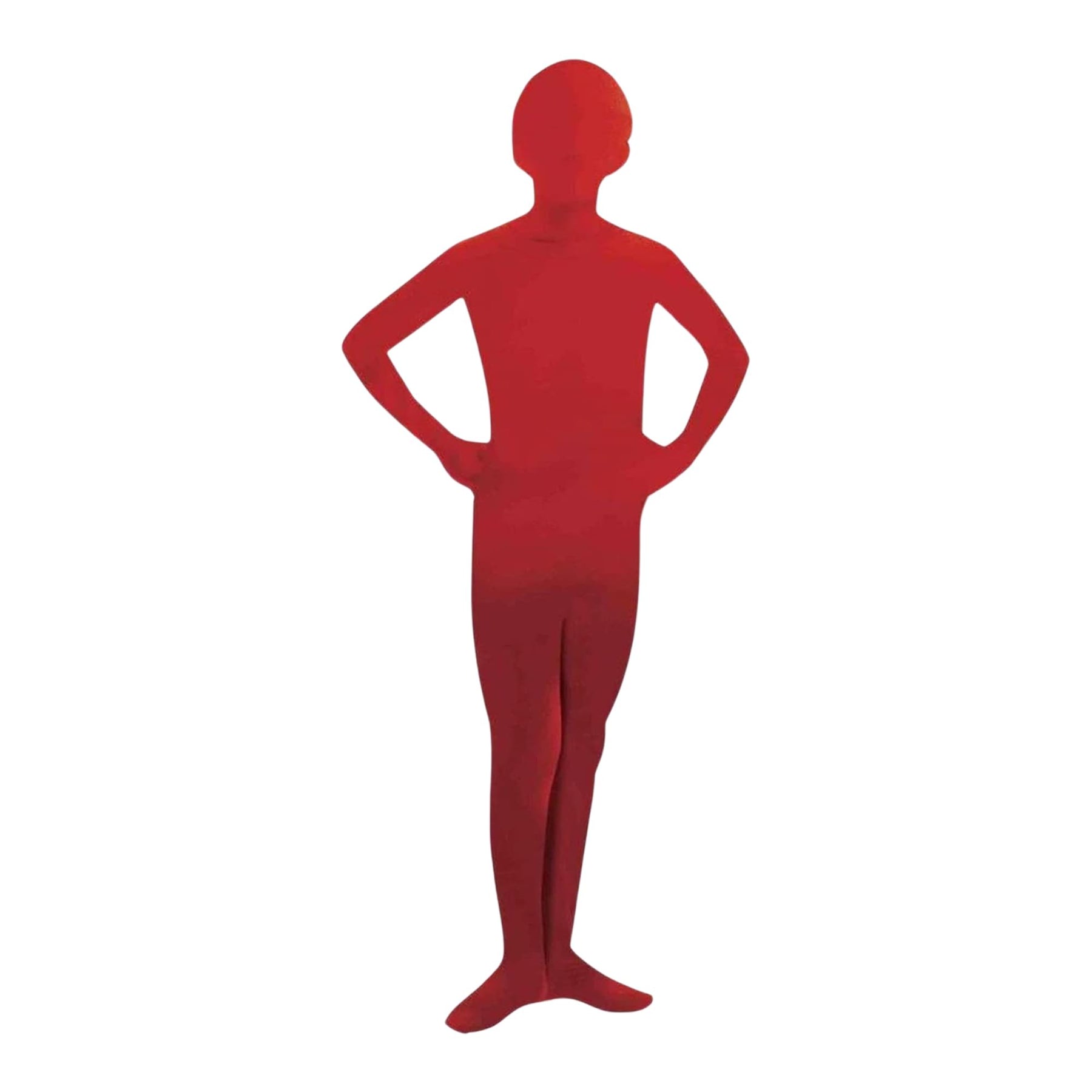 Invisible Man Child Costume Red Skin Suit