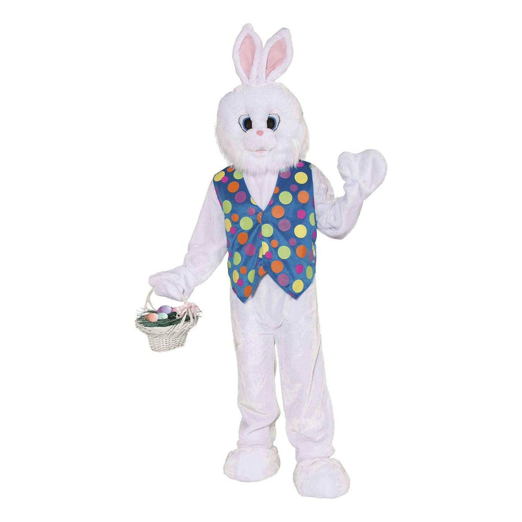 Funny Easter Bunny Plush Adult Costume