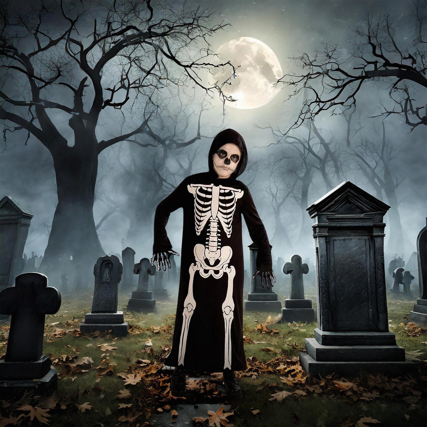 Skeleton Reaper Child Costume