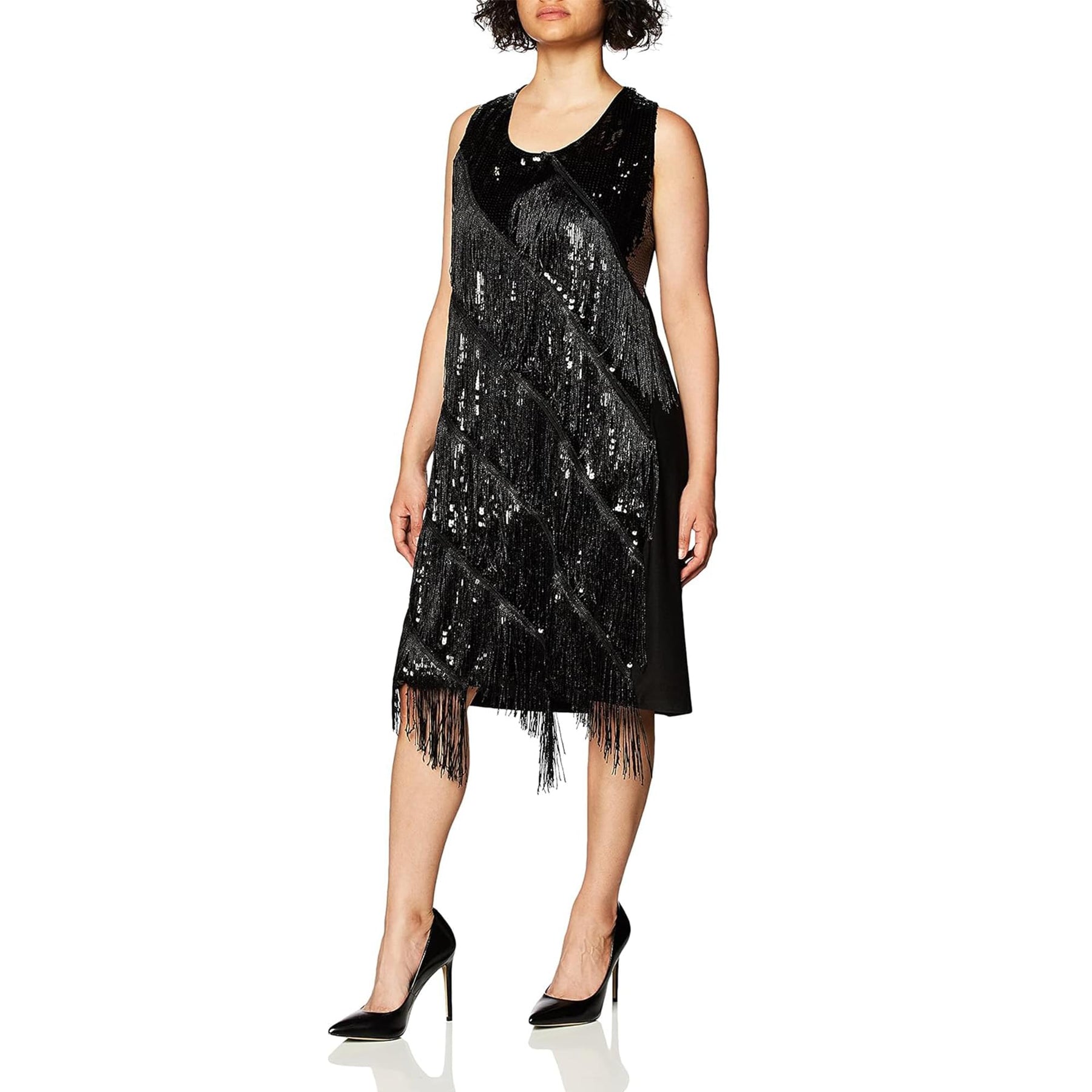 Midnight Dazzle 20's Flapper Gangster Gal Adult Costume