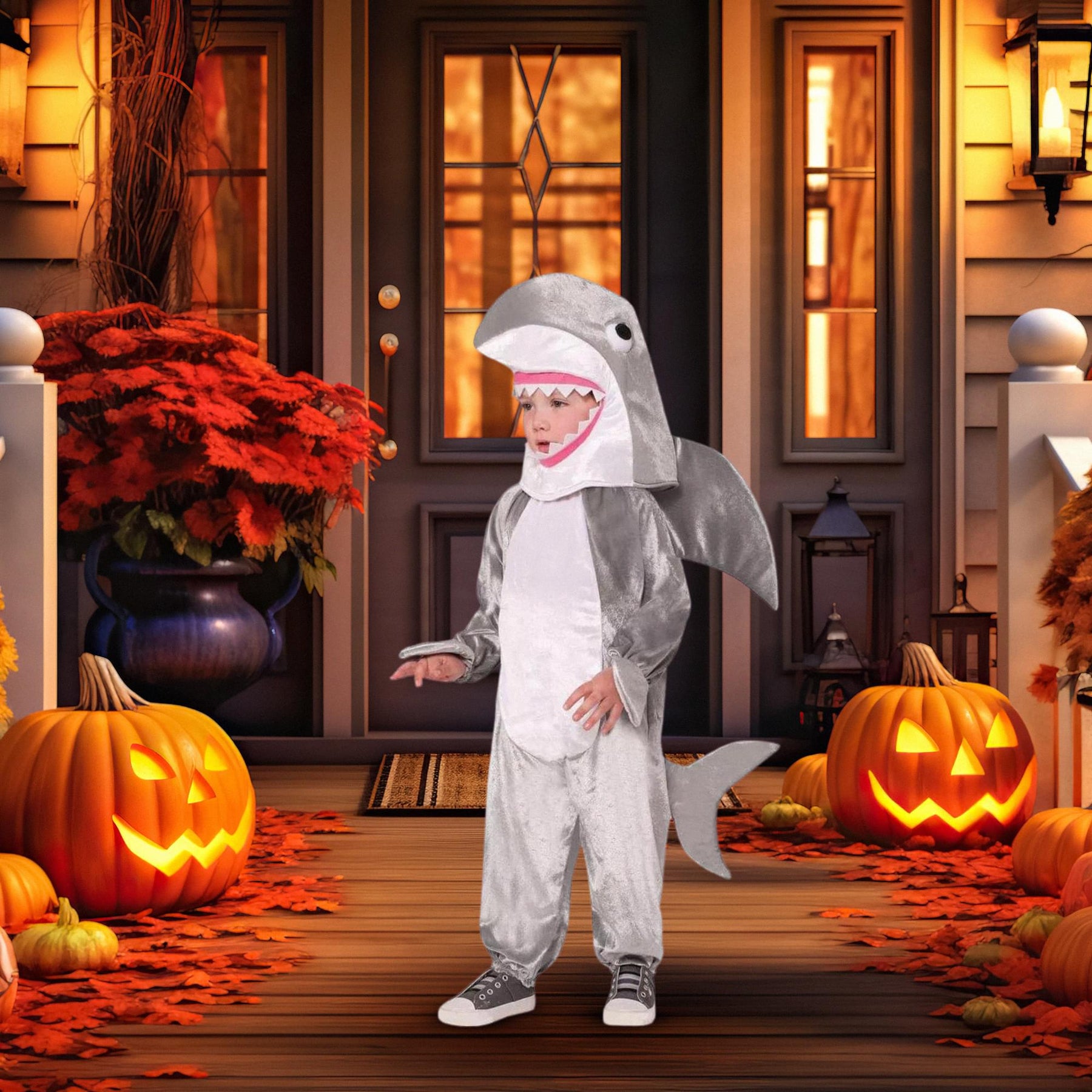 Gray Shark Child Costume