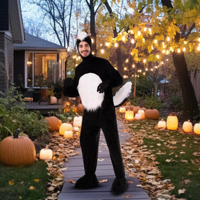 Plush Skunk Adult Costume One Size Fits Most