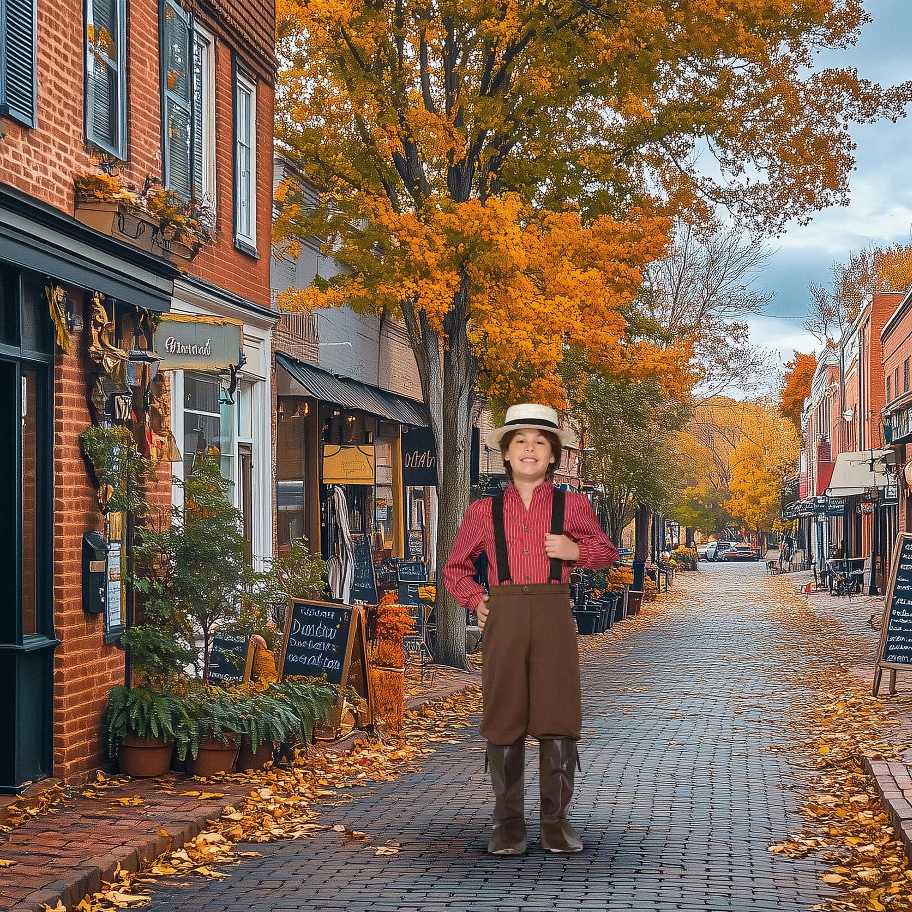 Pioneer Boy Costume Child